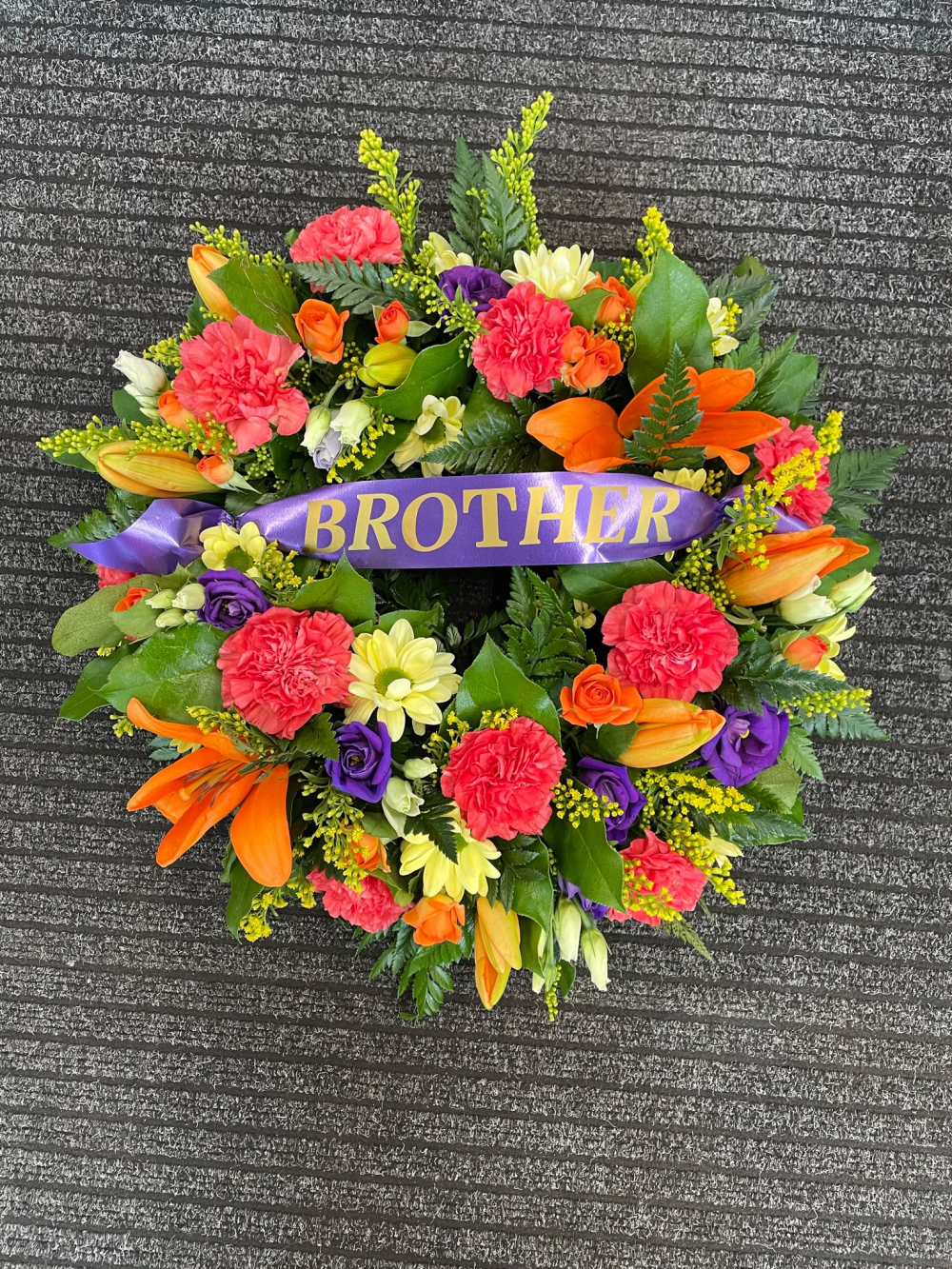 Vibrant Tribute Wreath Product Image