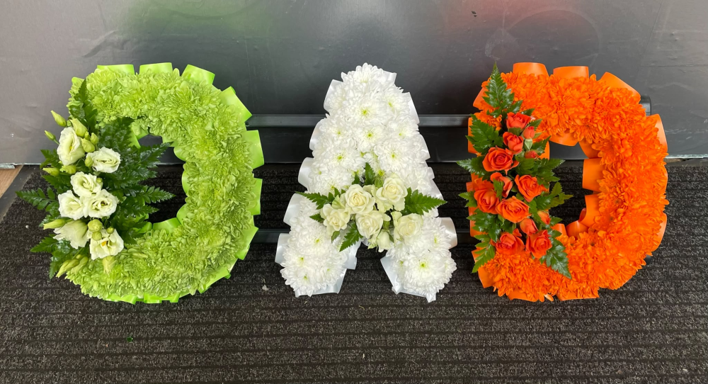 Irish Flag Letter Tribute Product Image